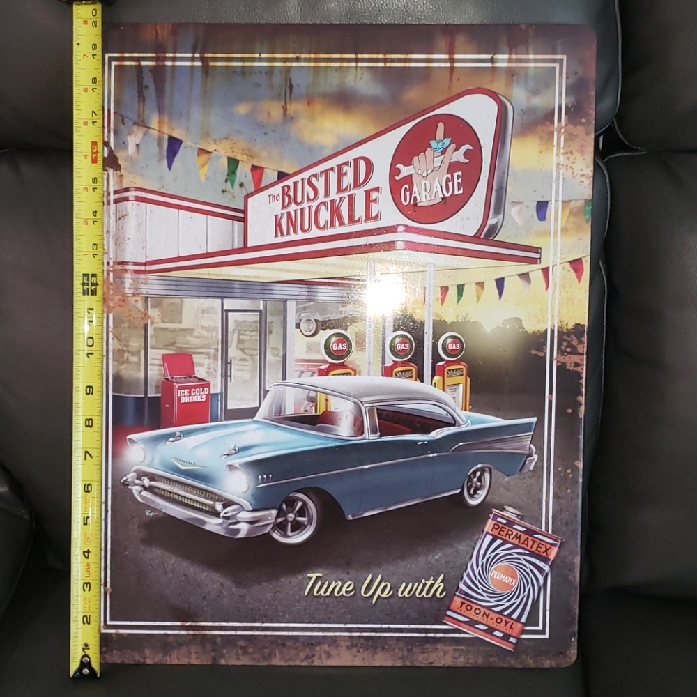 Car mechanic or garage decoration picture